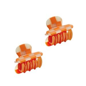 MACHETE Twin Claws in Orange Checker NEW